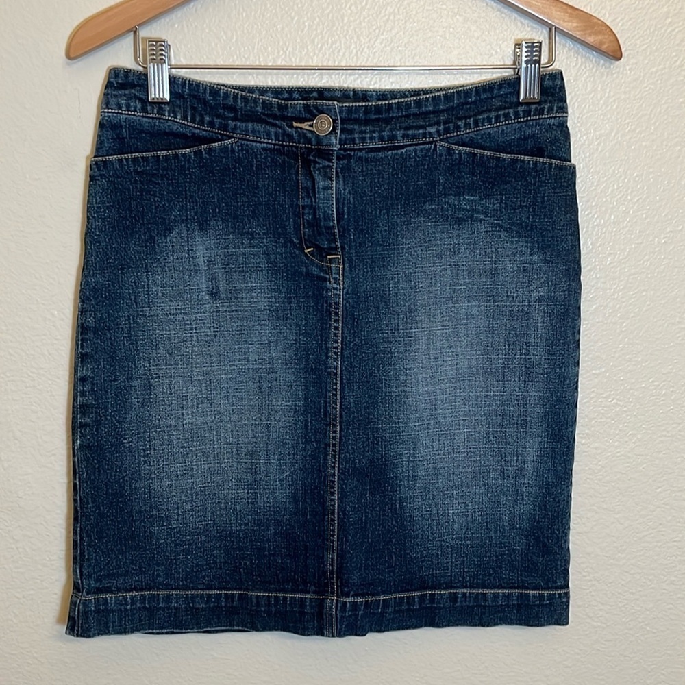 Bebe Denim Jean Skirt